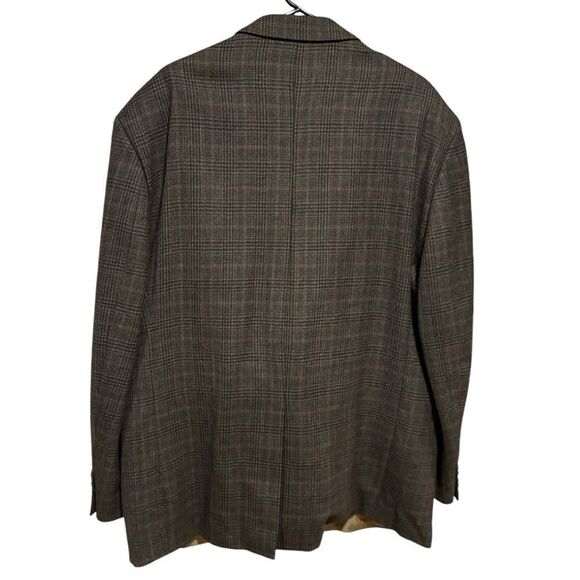 Lauren Ralph Lauren Brown Plaid Wool Blazer Sports Coat - Picture 6 of 9
